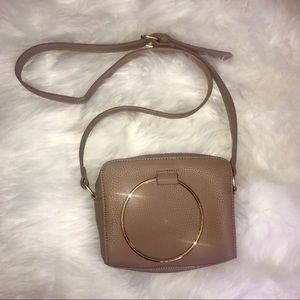 Taupe Crossbody Shoulder or handbag Purse NWOT
